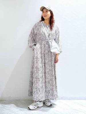 着回し力高っ！【グローバルワーク】羽織りとしても使える♡「さらさらワンピース」