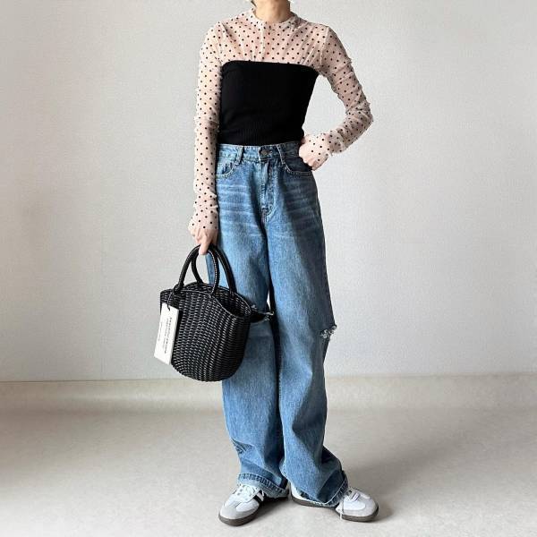 どのコーデも真似したい♡ 春夏こそ穿きたくなる！「淡色デニム」コーデ術