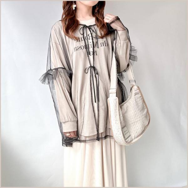 こんな可愛いの、アリかよッ！【しまむら】レイヤードコーデが楽しめる♡「チュールアイテム」