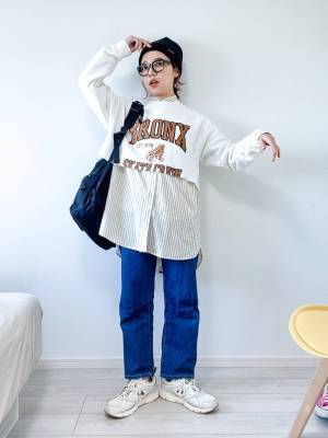 《カジュアル好き必見ッ！》【グローバルワーク】週7で着倒したい♡「定番シャツ」