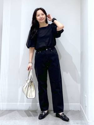 ウエスト楽ちん♡【グローバルワーク】カジュアルもきれいめも◎「万能デニム」