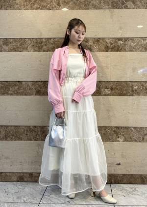 ＜すぐに真似させて！＞【ROPÉ PICNIC】“チュールアイテム”を使った「最旬コーデ」