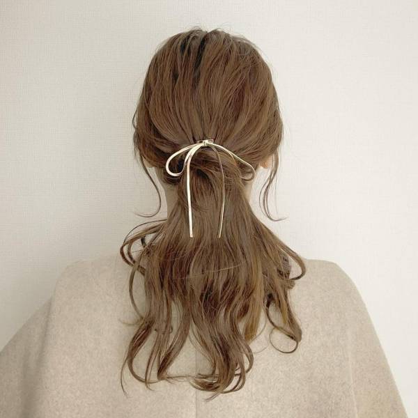 《素材違いで集めたい♡》コーデが一気におしゃ見え！【リボンアクセ】