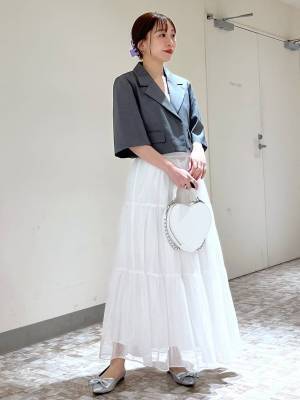 これからの時期に大活躍！【半袖ジャケット】は、羽織るだけでおしゃ見え♡