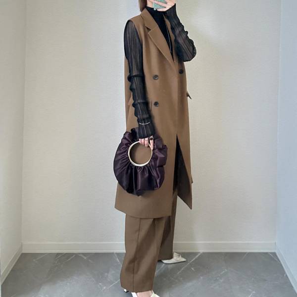 「プチプラに見えない」って！【GU】高見え感ハンパない♡「大人セットアップ」