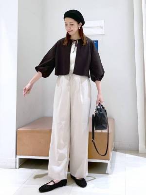 こりゃ買いかもッ！【グローバルワーク】セットでも単体でも可愛い♡「ボレロ付きジャンスカ」