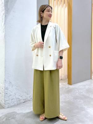 『ホワイト系カラー』で清潔感アップ♡ 羽織るだけでこなれ見え！【春夏ジャケット】