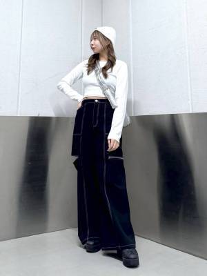 一点投入で最高に今っぽ！【ALAND】の「ショート丈トップス」で韓国アイドル気分に♡