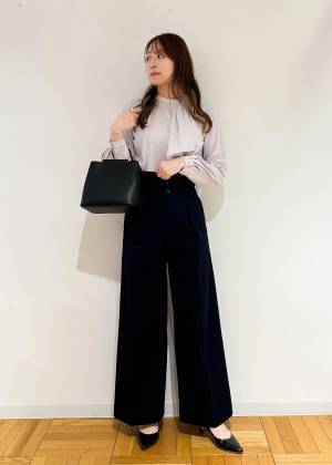 『脚長効果』狙えそう♡【ロペピクニック】きれいめコーデにも◎「ワイドパンツ」