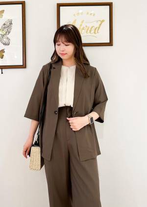 これは買いかもっ♡【ロペピクニック】オフィスで映える「シアージャケット」