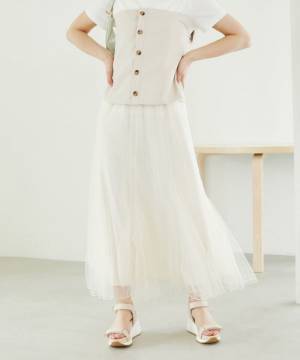 可愛いの最高峰かも♡ 今買い足すなら【最旬チュールスカート】が正解！