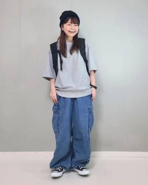 「かなりの確率で着てる」って♡【GU】イロチで欲しい！「半袖Tシャツ」