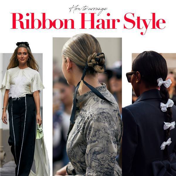 海外ガールに学ぶ！ トレンド「リボン」を使ったヘアアレンジ集【ストリートスナップ】