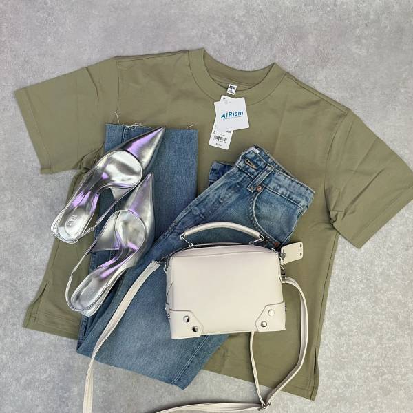 【UNIQLO】エアリズムコットンTの着回しコーデ