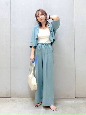 このコーデ、真似させてッ！ 夏は【ホワイト × ブルー】が大優勝♡