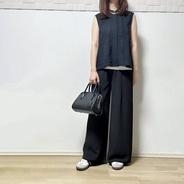 これもう買った？【GU】上品コーデの最適解♡「ブラックパンツ」