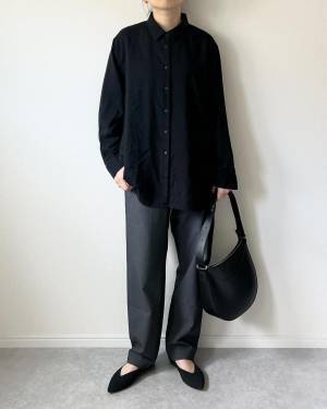 夏前も“黒”が正解♡【ユニクロ】参考にしたい！ 大人の「ワントーンコーデ」