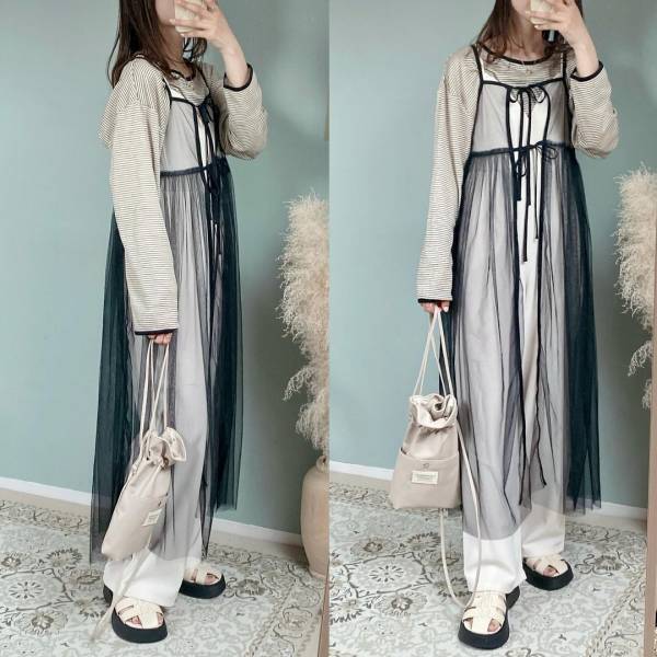 年中使えるっていい！【しまむら】可愛さ止まらん♡「オールインワン」