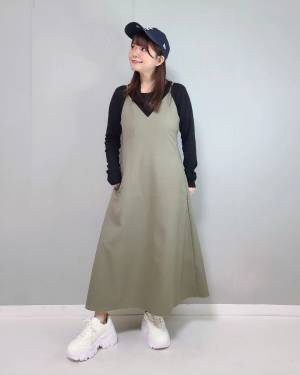 こりゃ、モテるわ！【GU】イイ女っぽさダダ漏れ注意♡「大人ワンピ」