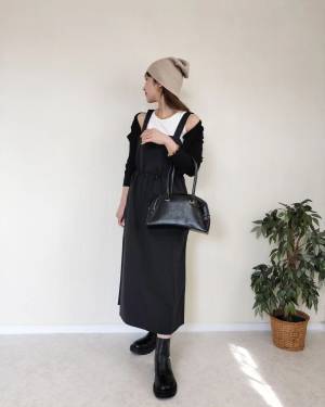 こりゃ、モテるわ！【GU】イイ女っぽさダダ漏れ注意♡「大人ワンピ」