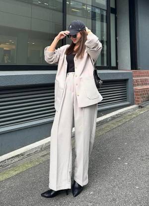 ＜困ったときの救世主！＞ ラクにおしゃ見えが叶う♡【スラックス】