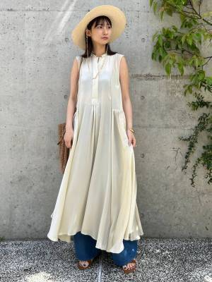 1枚で主役級♡ だぼっとシルエットが今っぽい【ボリュームワンピ】