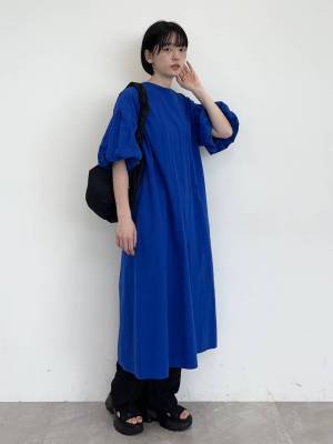 1枚で主役級♡ だぼっとシルエットが今っぽい【ボリュームワンピ】