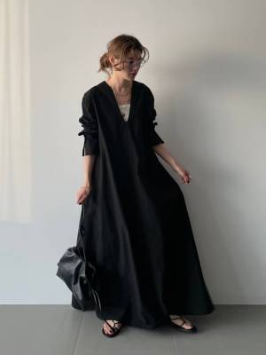 1枚で主役級♡ だぼっとシルエットが今っぽい【ボリュームワンピ】