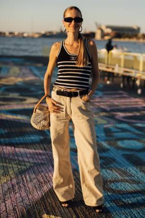 そろそろ「かごバッグ」の出番です♡ 程よい抜け感が心地良い初夏スタイル【ストリートスナップ】