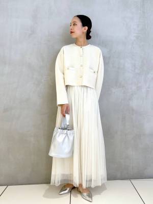 “オール白”が今季の気分♡ 上品可愛い【大人のガーリースタイル】