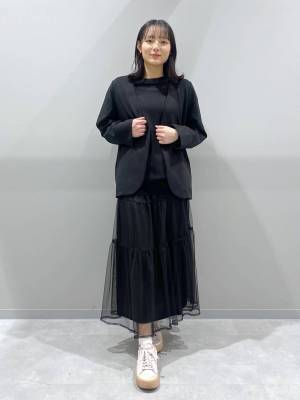 《このシルエット、可愛くてずるい♡》 今から買い足したい！【チュールスカート】