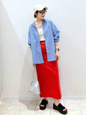 この春夏、重宝しそう♡【グローバルワーク】お手入れも楽ちん！「万能シャツ」