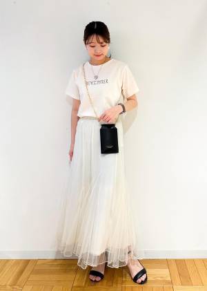 やっぱり可愛い♡【ロペピクニック】さらっとオシャレな「大人のチュールコーデ」