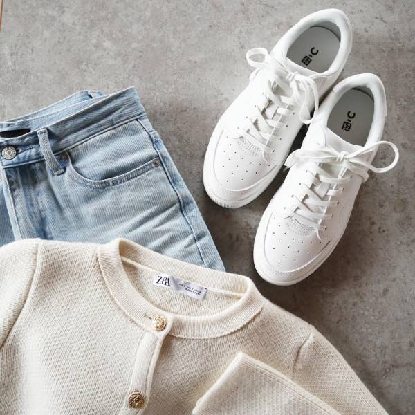 こんなの売ってたの！？【ユニクロ】どんなコーデとも相性抜群♡「真っ白スニーカー」