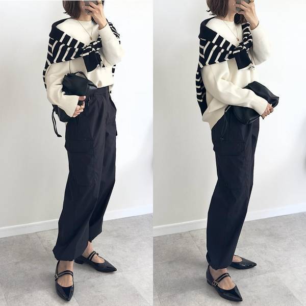 着回し力、たっっっか！！【ユニクロ】大人きれいに決まる！「イージーカーゴパンツ」