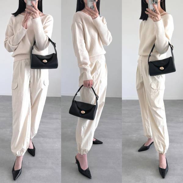 着回し力、たっっっか！！【ユニクロ】大人きれいに決まる！「イージーカーゴパンツ」