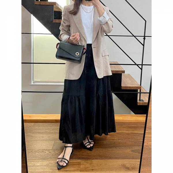 え、本当に【ユニクロ】なの？！ デザインが可愛い♡「春夏スカート」