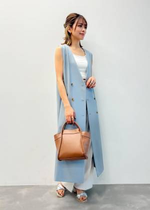 上品見えハンパない♡【ロペピクニック】デザインも機能性も◎「ジレジャンパースカート」