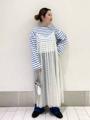 ＜人気沸騰中！＞ 春は【チュールキャミワンピ】で軽やか & 上品に♡