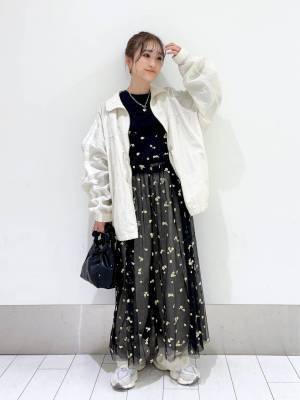 ＜人気沸騰中！＞ 春は【チュールキャミワンピ】で軽やか & 上品に♡