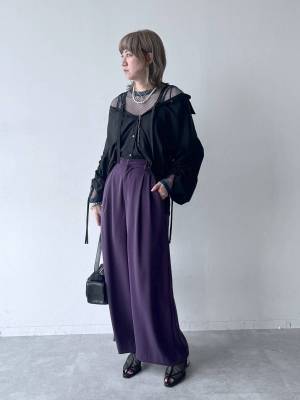 即マネしたい！ ヘルシーな肌見せなら【メッシュトップス】が正解♡