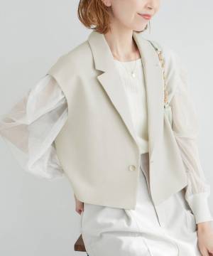 コーデをグッと格上げ！【ROPÉ PICNIC】大人っぽ可愛い♡「ジレ・ベスト」