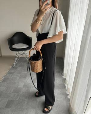 この組み合わせ最強！ オシャ見えするなら【モノトーンコーデ】がいいかも♡