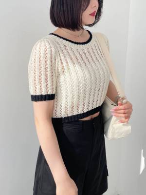 旬デザイン集合！ 主役にしたい【サマーニット】で視線独り占め♡