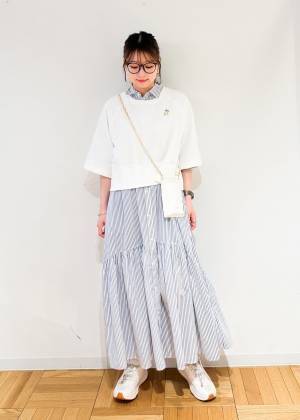 爽やかさをプラス♡【ロペピクニック】いま、買いたい「ストライプ ワンピ」