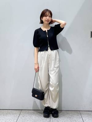 《これからの時期に大活躍！》今っぽカジュアルコーデには【半袖ニット】を取り入れて♡