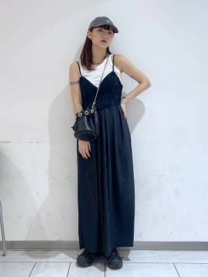 《コーデに迷った時の救世主！》着こなしたくさん！【キャミワンピ】が優秀♡