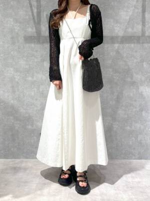 《コーデに迷った時の救世主！》着こなしたくさん！【キャミワンピ】が優秀♡