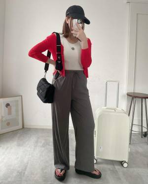 『快適 × 可愛い』って最強♡【GU】カラバリ豊富で嬉しい！「リブパンツ」