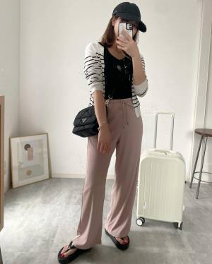 『快適 × 可愛い』って最強♡【GU】カラバリ豊富で嬉しい！「リブパンツ」